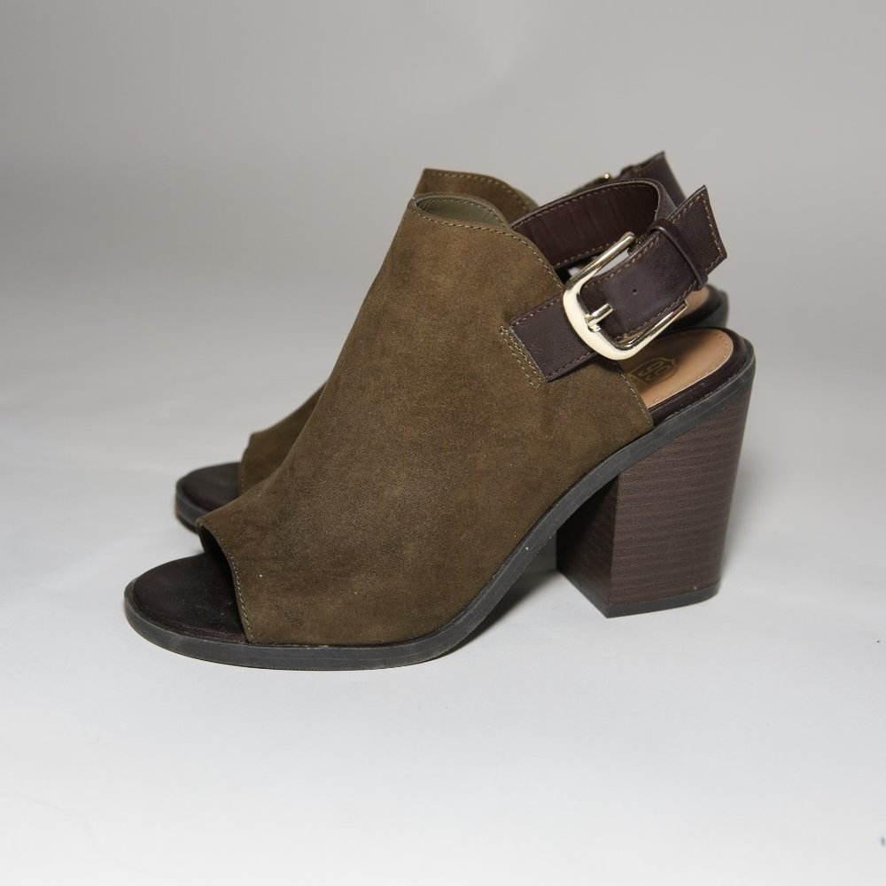 Peep Toe Booties - Picture 2 of 3